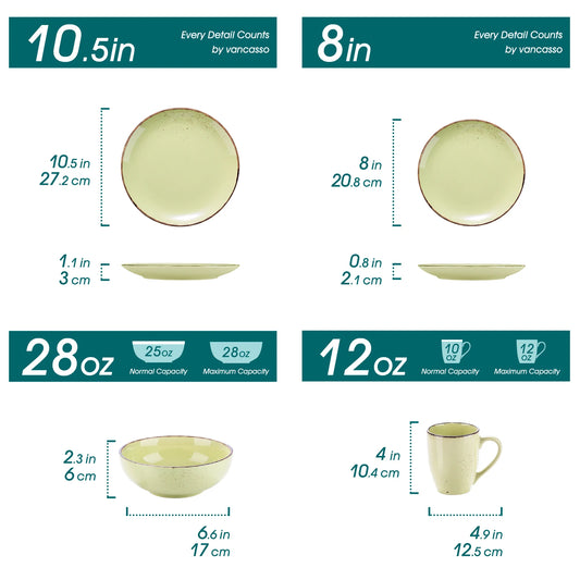 Tara 32 Piece Dinnerware Set