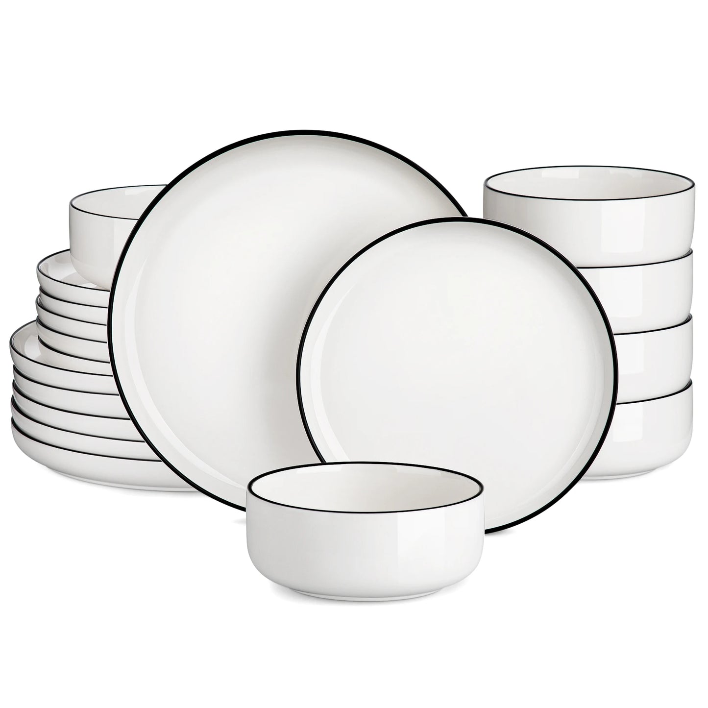 Luna 18 Piece Dinnerware Set