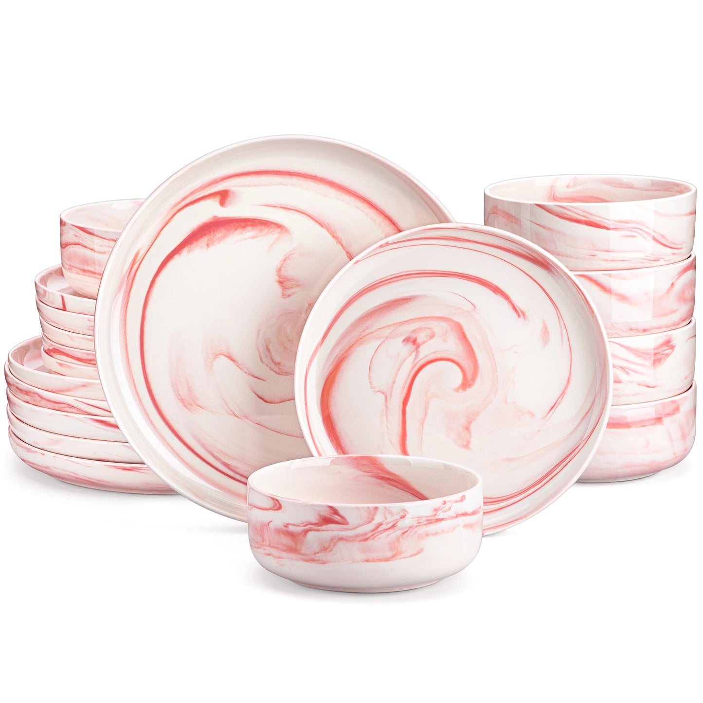 Luna 18 Piece Dinnerware Set