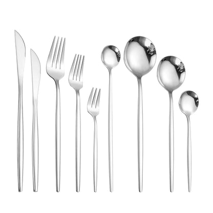 Luxury 304 Stainless Steel Silverware Cutlery Set
