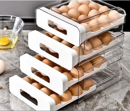 Double-Layer Kitchen Egg Storage Box