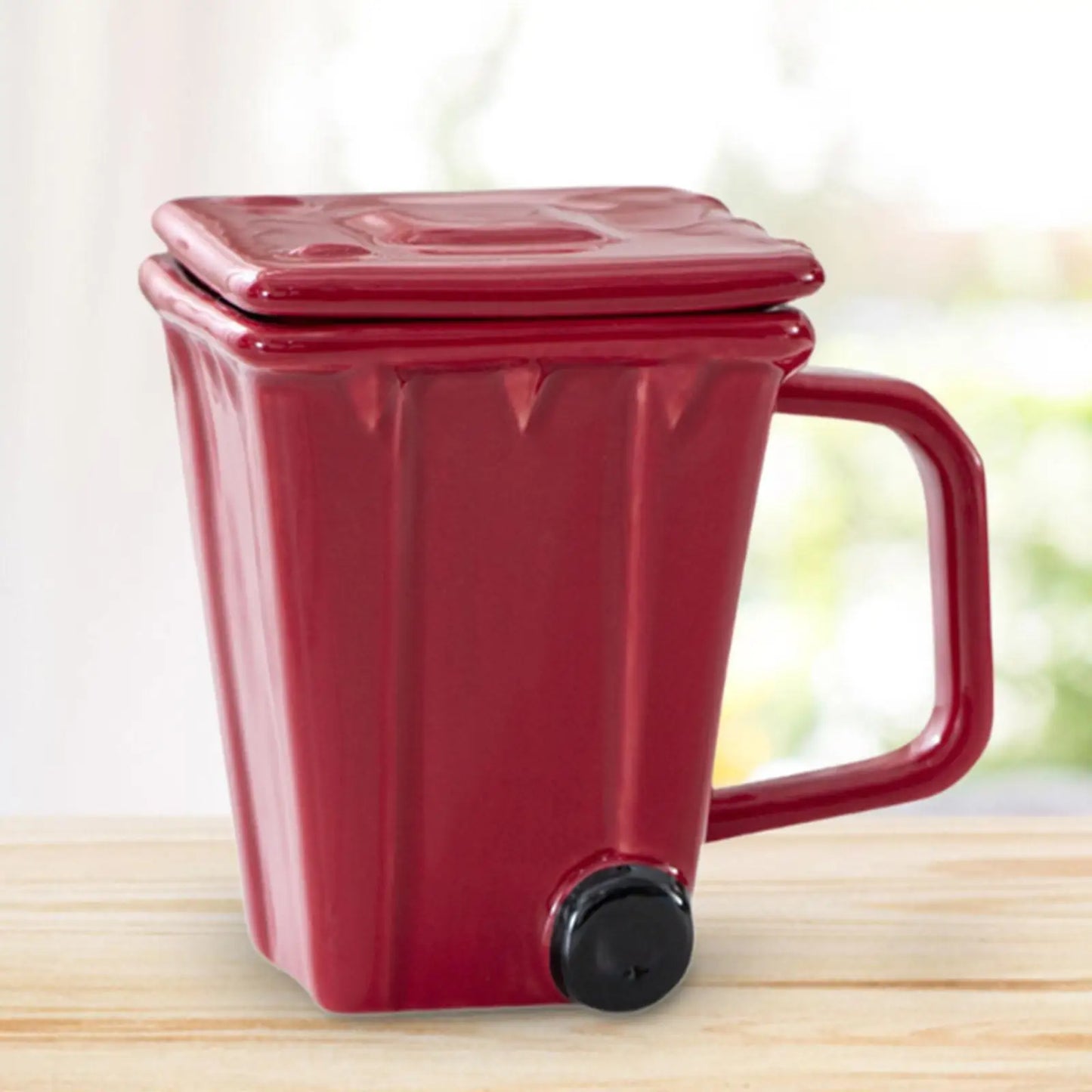 Coffee Cup Morning Cup with Lid Trash Bin Cup for Tea Water Party Travel