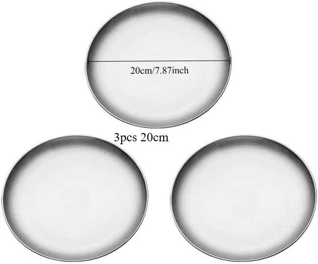 Gold Silver Tray Stainless Steel