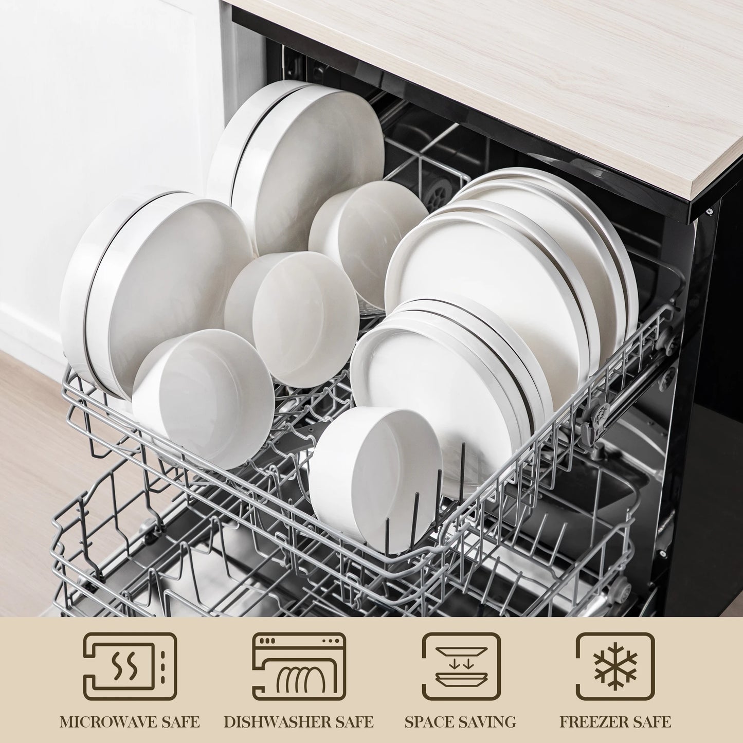 Tara 24 Piece Dinnerware Set for 8