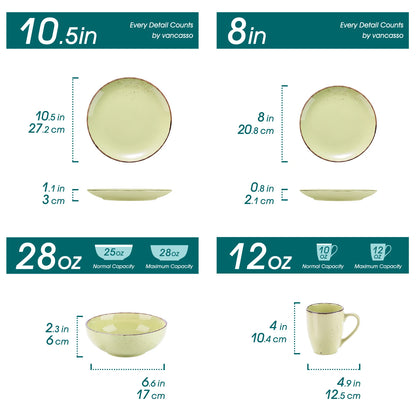 Tara 32 Piece Dinnerware Set