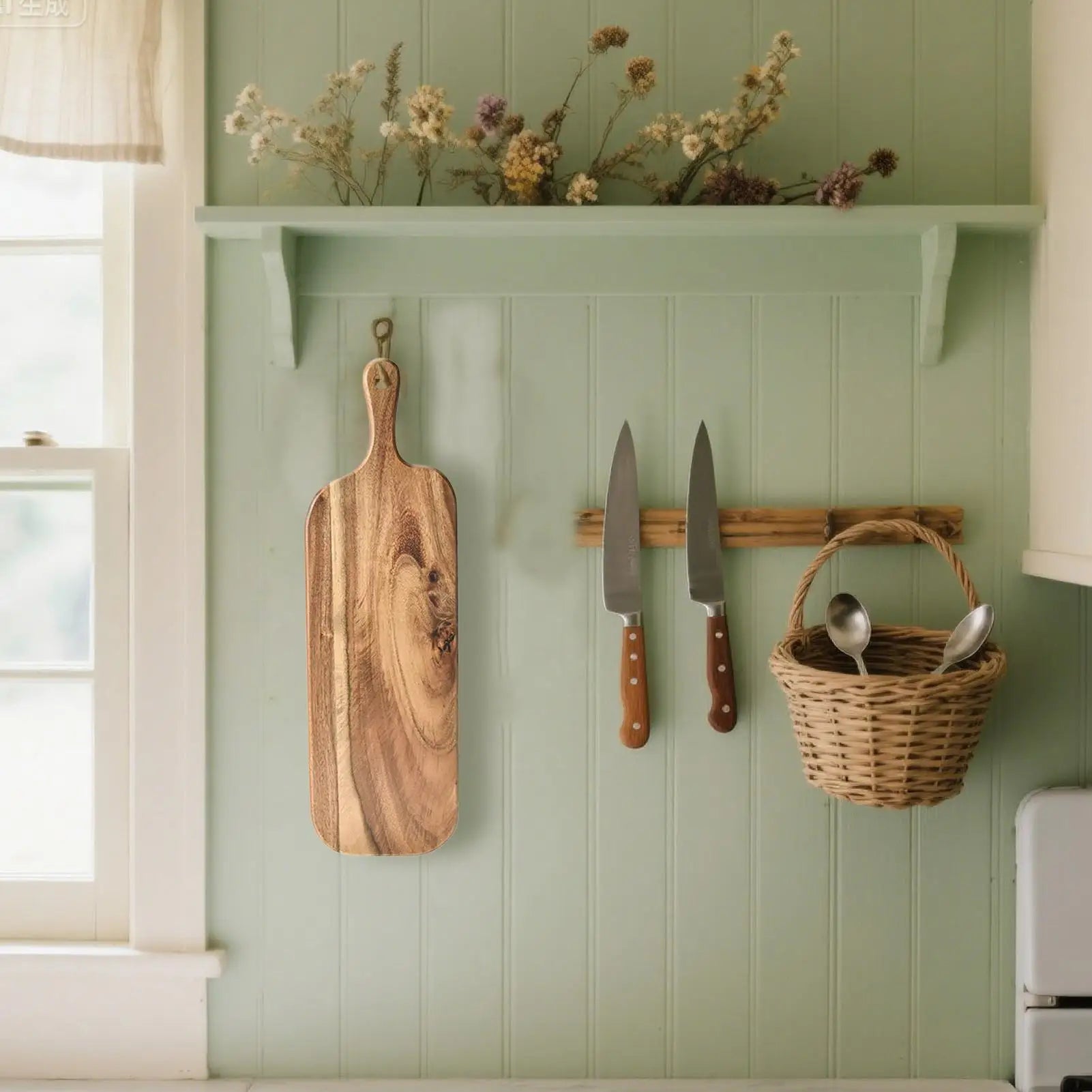 Wooden Cutting Boards for Kitchen Wooden Charcuterie Board with Handle Double-Sided Serving Plates for Kitchen Cheese Commercial