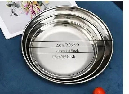 Gold Silver Tray Stainless Steel