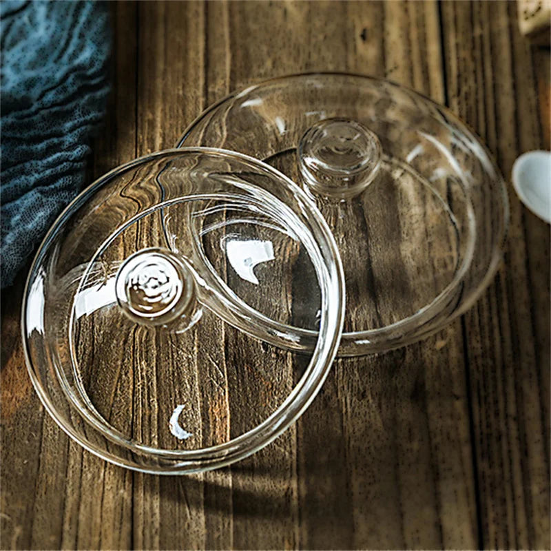 Retro Double Walled Glass Coffee Mug with Handle