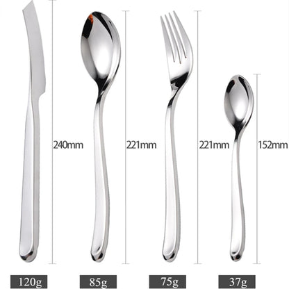 High-Quality 304 Stainless Steel Silverware Set
