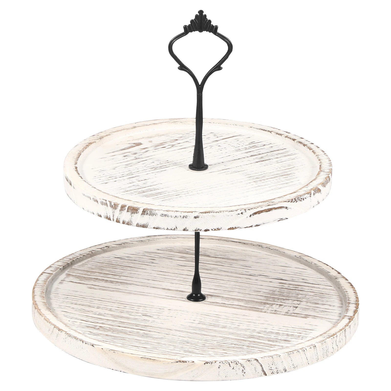 2/3-Layer Wooden Cupcake Stand Round Tiered Cake Display Stand For Birthday Party Dessert Table Fruit Plate Display Tray NEW