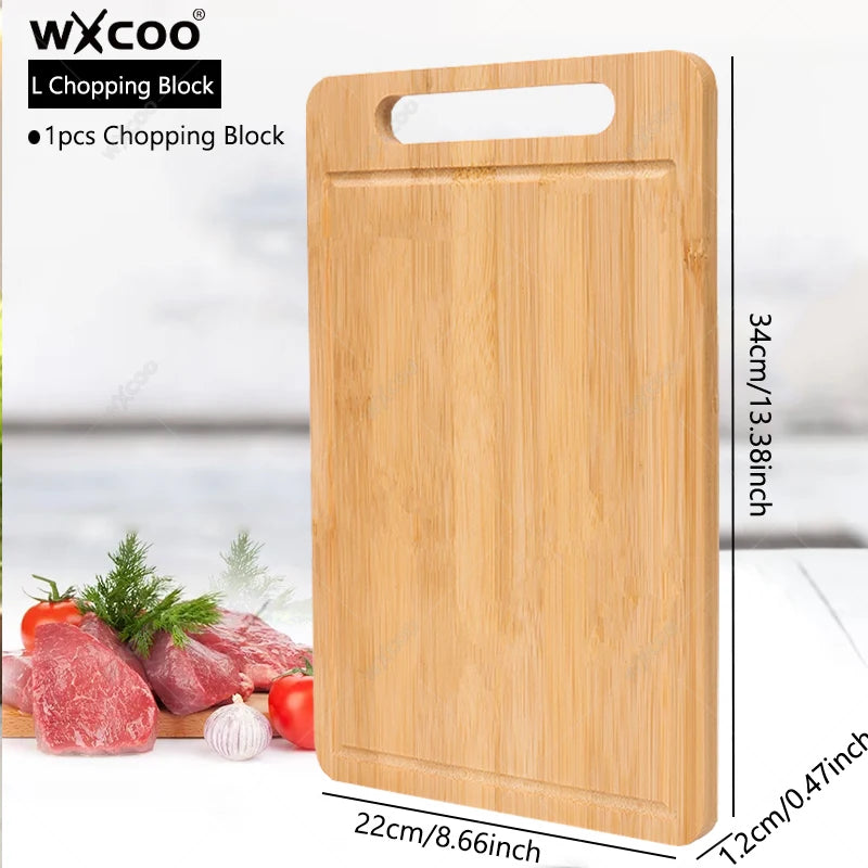 Wooden Chopping Boards Cutting Serving Board Double-sided Available Wooden Thick Boards for Chopping Charcuterie Serving Boards