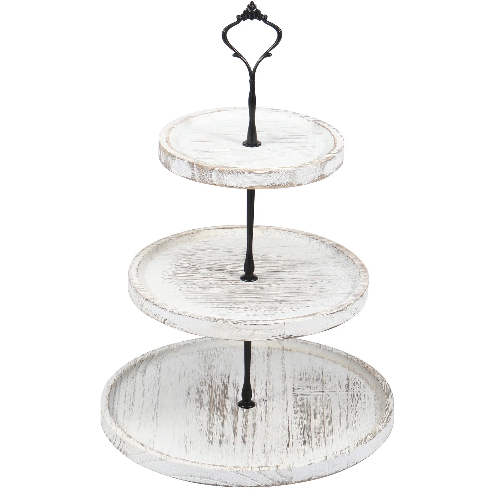 2/3-Layer Wooden Cupcake Stand Round Tiered Cake Display Stand For Birthday Party Dessert Table Fruit Plate Display Tray NEW