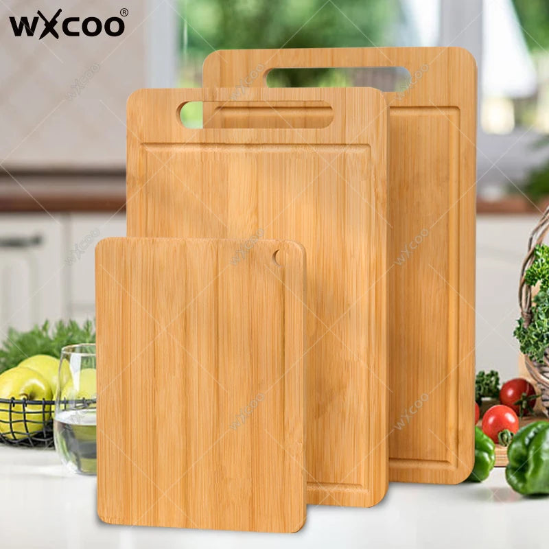 Wooden Chopping Boards Cutting Serving Board Double-sided Available Wooden Thick Boards for Chopping Charcuterie Serving Boards