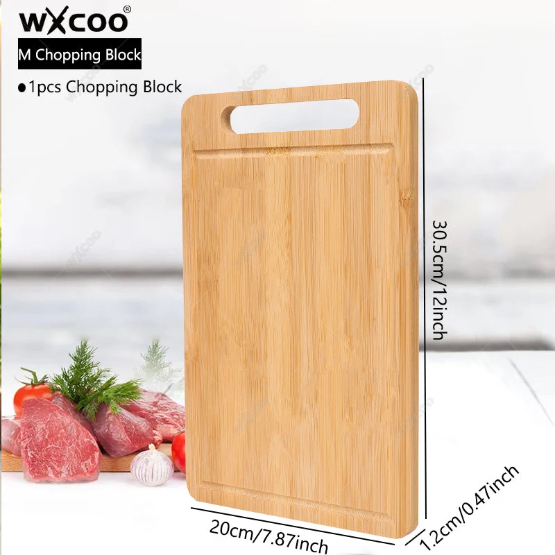 Wooden Chopping Boards Cutting Serving Board Double-sided Available Wooden Thick Boards for Chopping Charcuterie Serving Boards