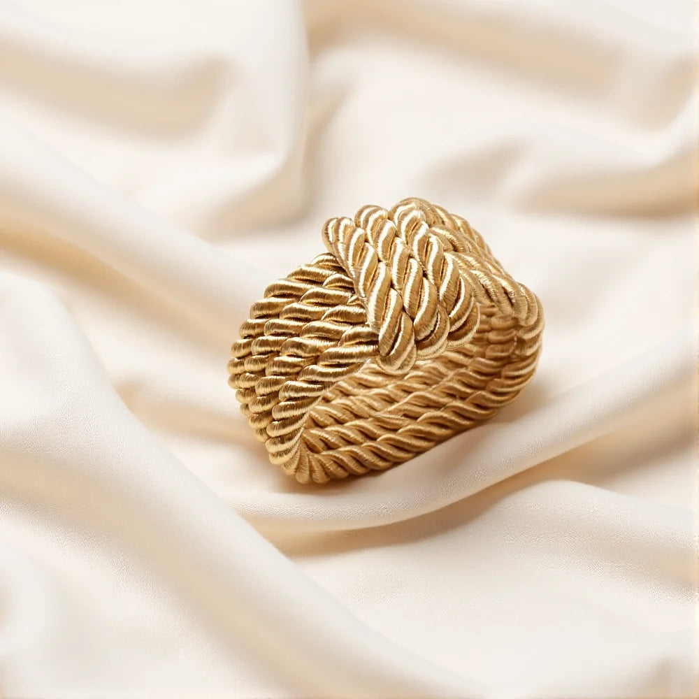 Circle Woven Rope Napkin Ring Christmas Decoration Solid Color Napkin Buckle Restaurant Bar Wedding Home Table Accessories
