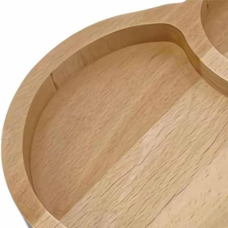 A69esnowman Wood Tray Board, Wooden Christmas Charcuterie Board, Small Wood Cheese Tray, Wooden Cutting Board