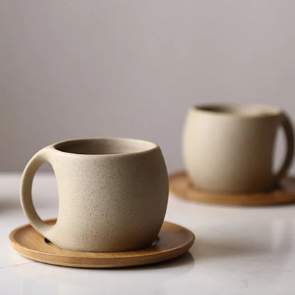 Ceramic Coffee Cups and Saucers