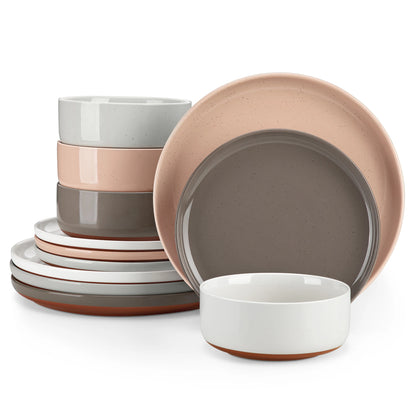 TARA 12/24 Pcs Dinnerware Set