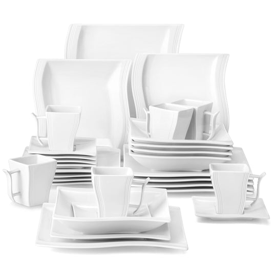 Flora 36 Piece Dinnerware Set