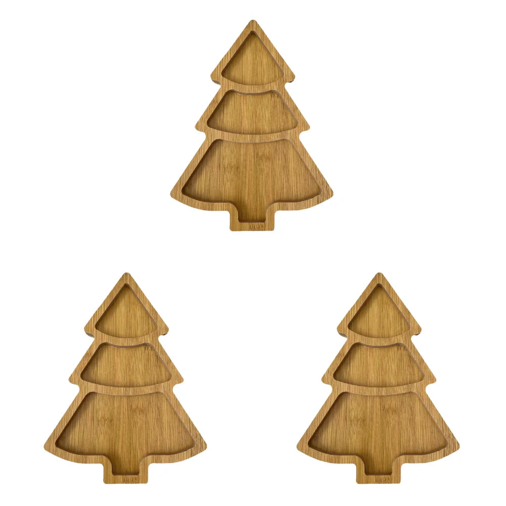 Cutting Board Christmas Tree Shaped Charcuterie Restaurant Dessert Boards Wooden Tray for Food Appetizers Desserts Snacks Sushi