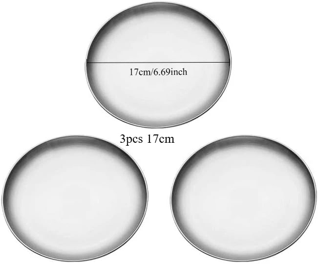 Gold Silver Tray Stainless Steel